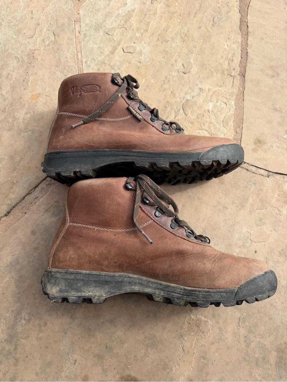 Vasque Sundowner GTX 7126 Brown Leather Boots Men’s Sz 12M Goretex EU 46